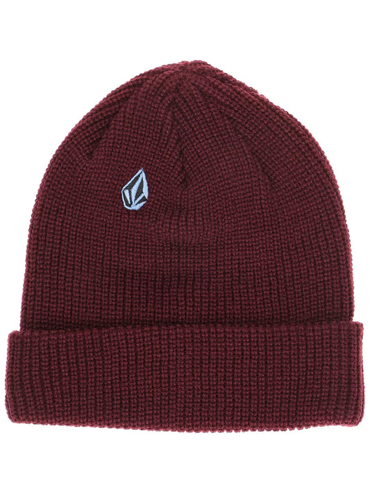 VOLCOM - FULL STONE BEANIE - DEEP RED