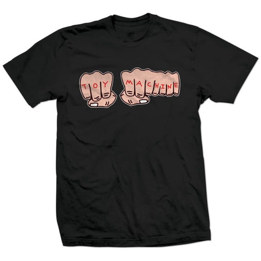 TOY MACHINE FISTS TEE - BLACK