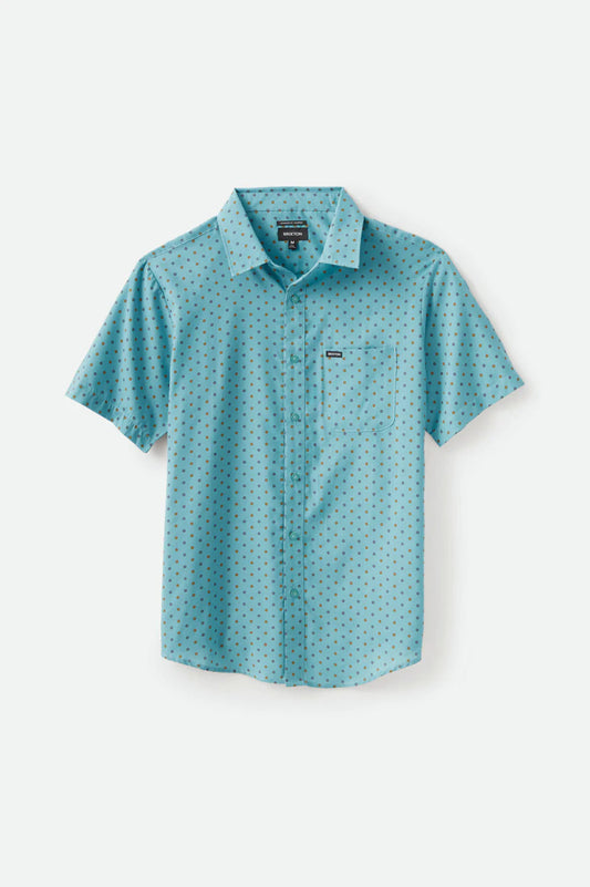 BRIXTON - CHARTER PRINT S/S WVN - OCEAN