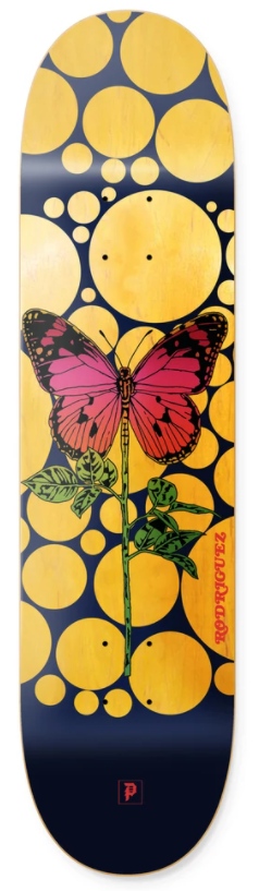 PRIMITIVE - RODRIGUEZ CYCLES DECK - YELLOW - 8.0