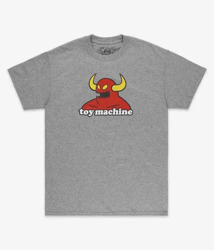 TOY MACHINE - MONSTER TEE - GRAPHITE