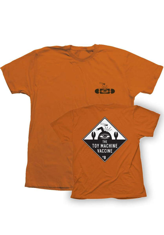 TOY MACHINE VACCINE TEE - ORANGE