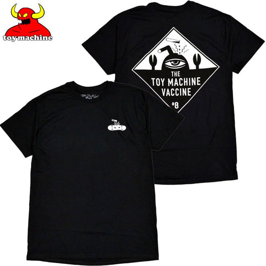 TOY MACHINE VACCINE TEE - BLACK